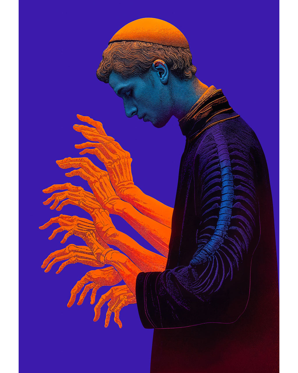 Man of Faith - Surreal Art Poster