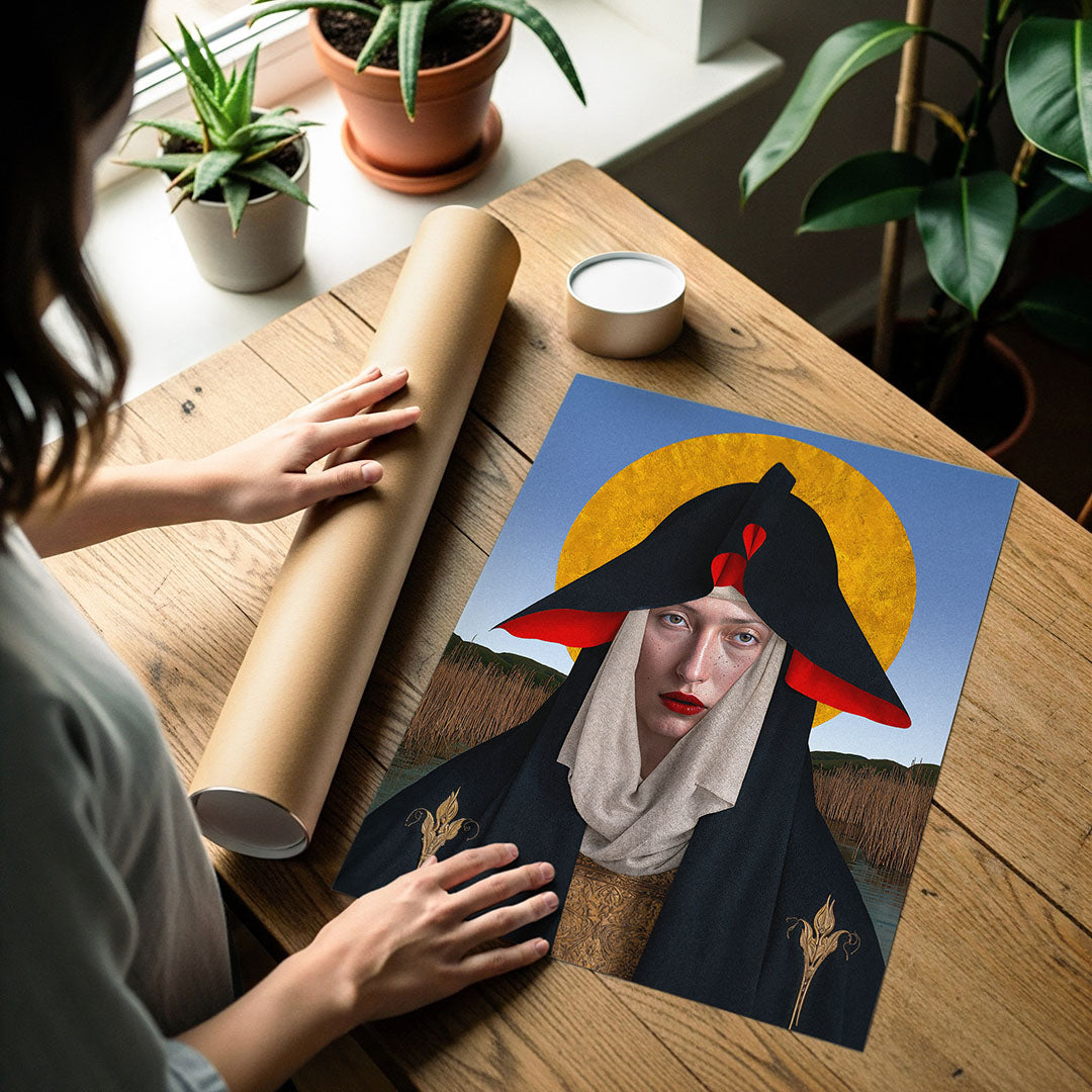 Art poster print detail