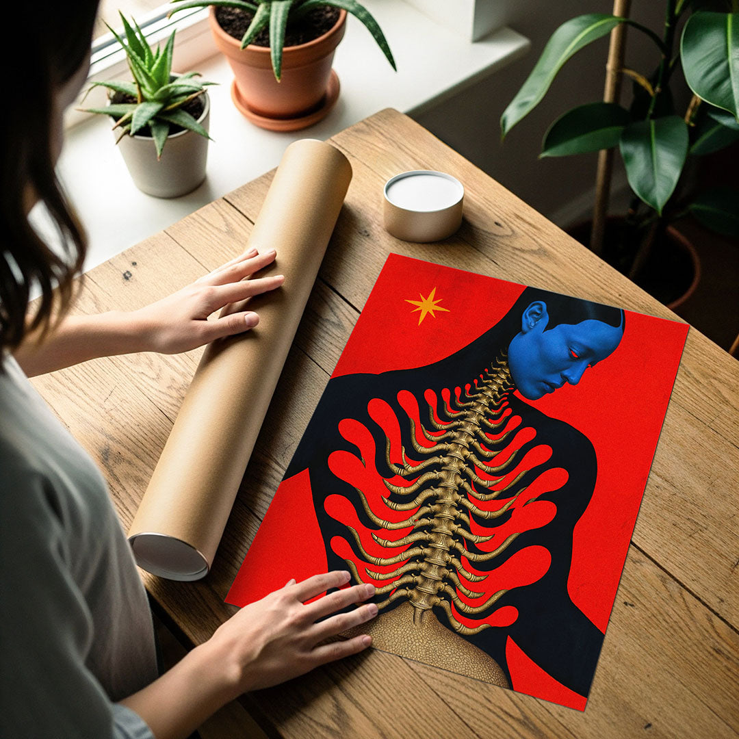 Art poster print detail