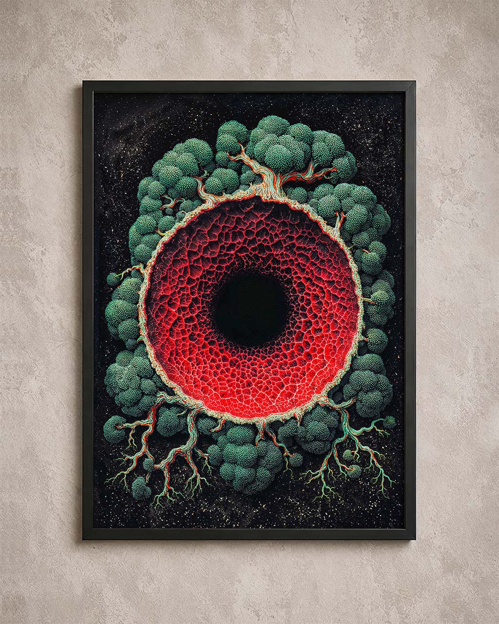 Crimson Void - Art Poster