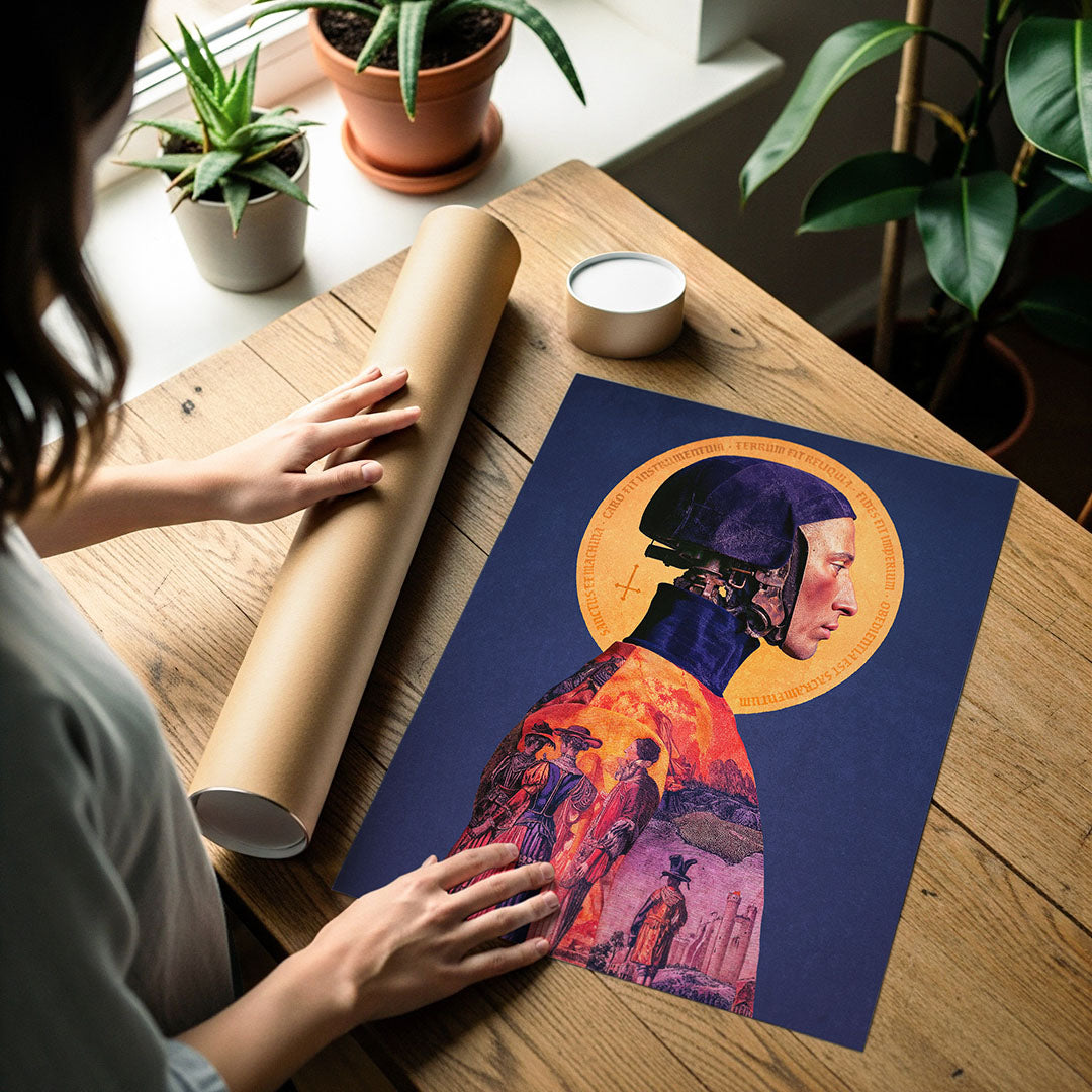 Art poster print detail