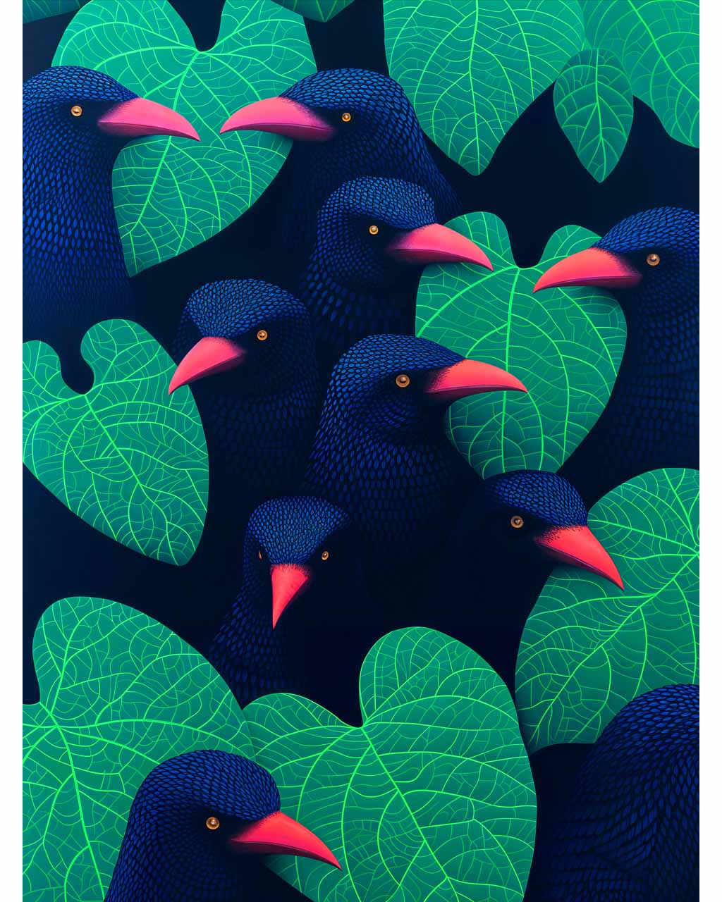 Hitchcock - Surreal Art Poster