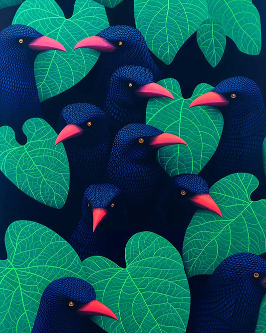 Hitchcock - Surreal Art Poster