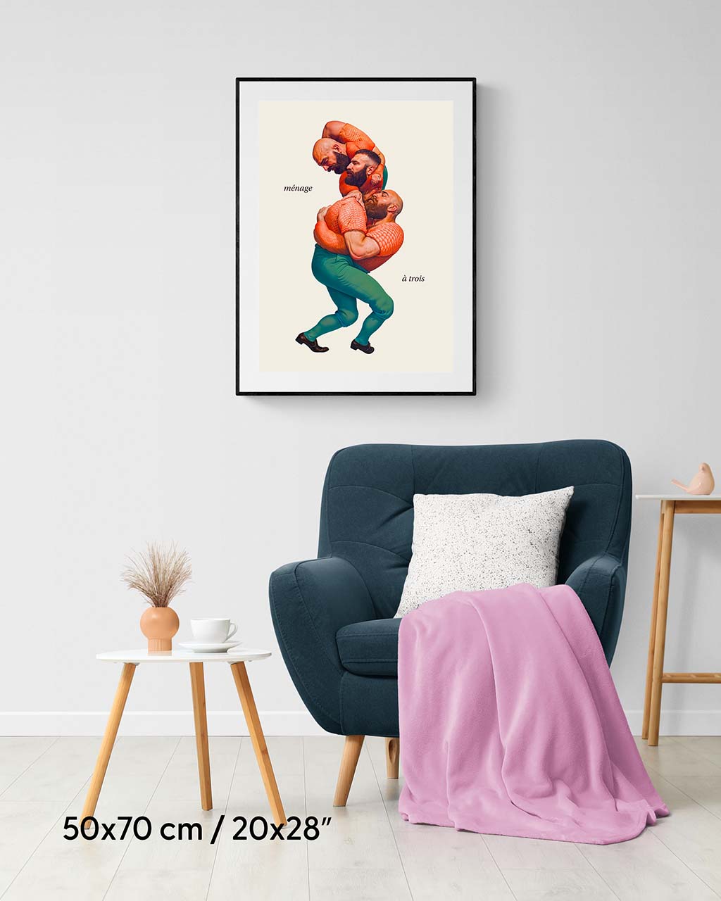 Threesome - Premium Matte Paper Poster