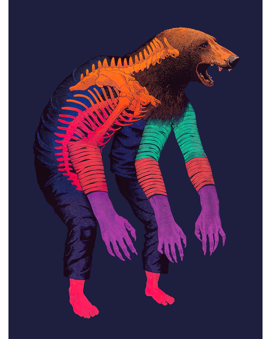 Cocaine Bear - Art Poster