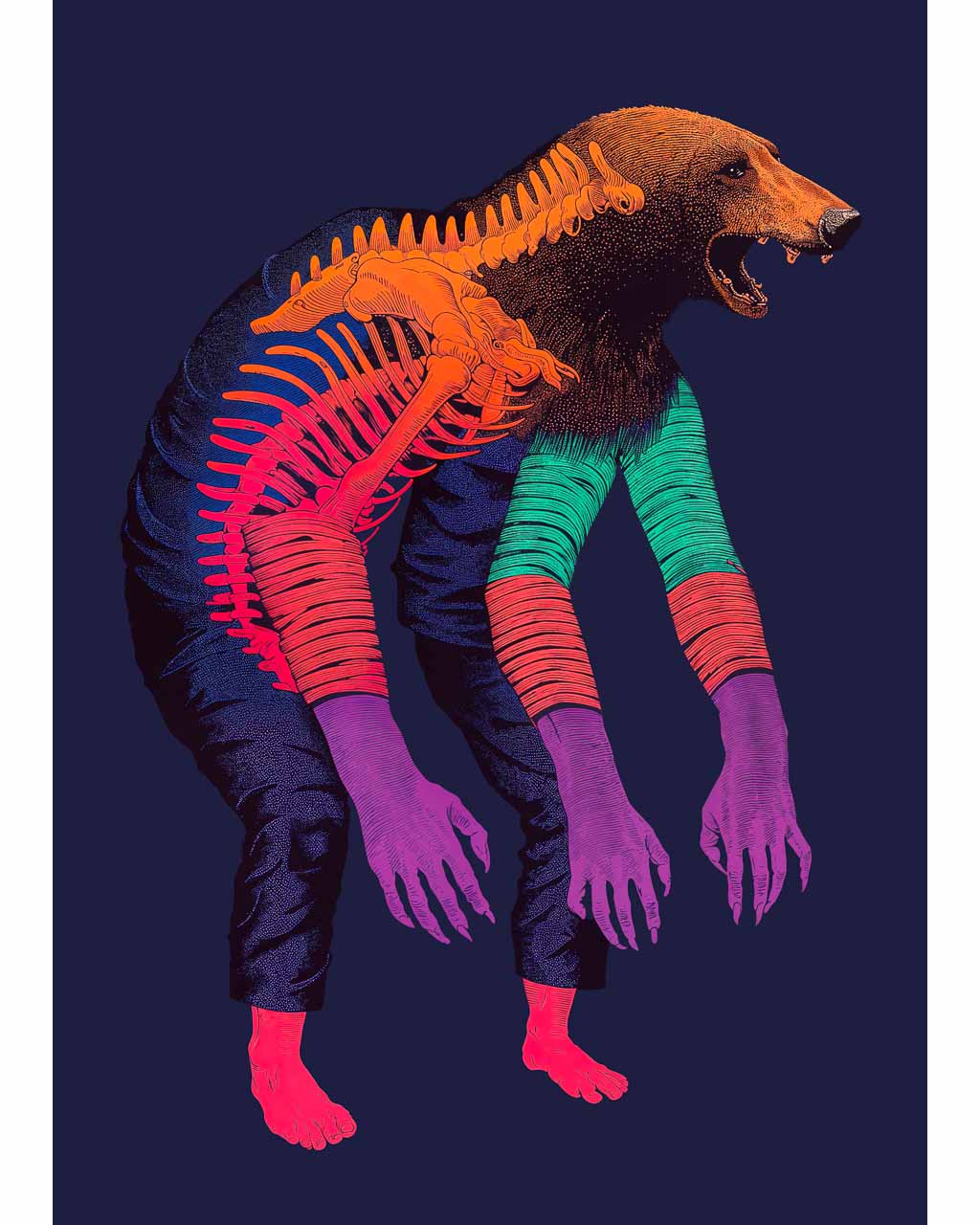 Cocaine Bear - Art Poster