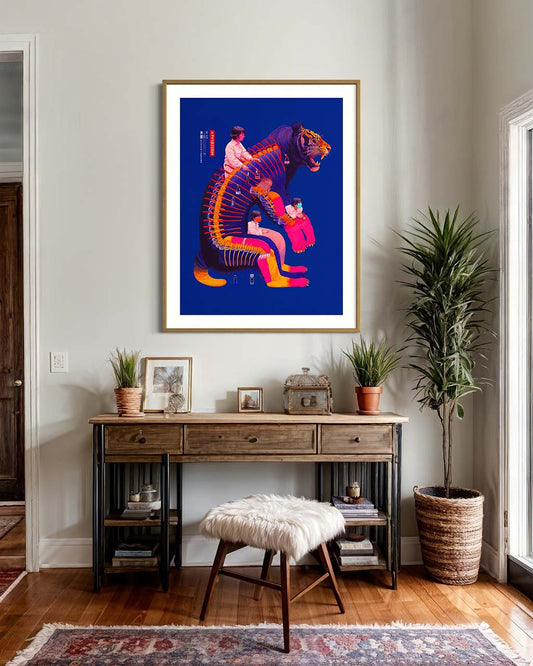 Tiger Styles Three - Art Poster