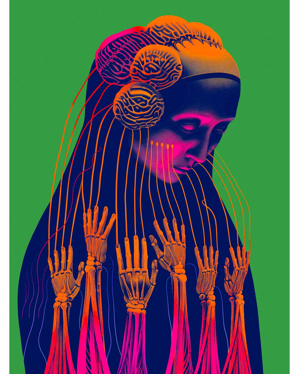 Whispers 2 - Surreal Art Poster