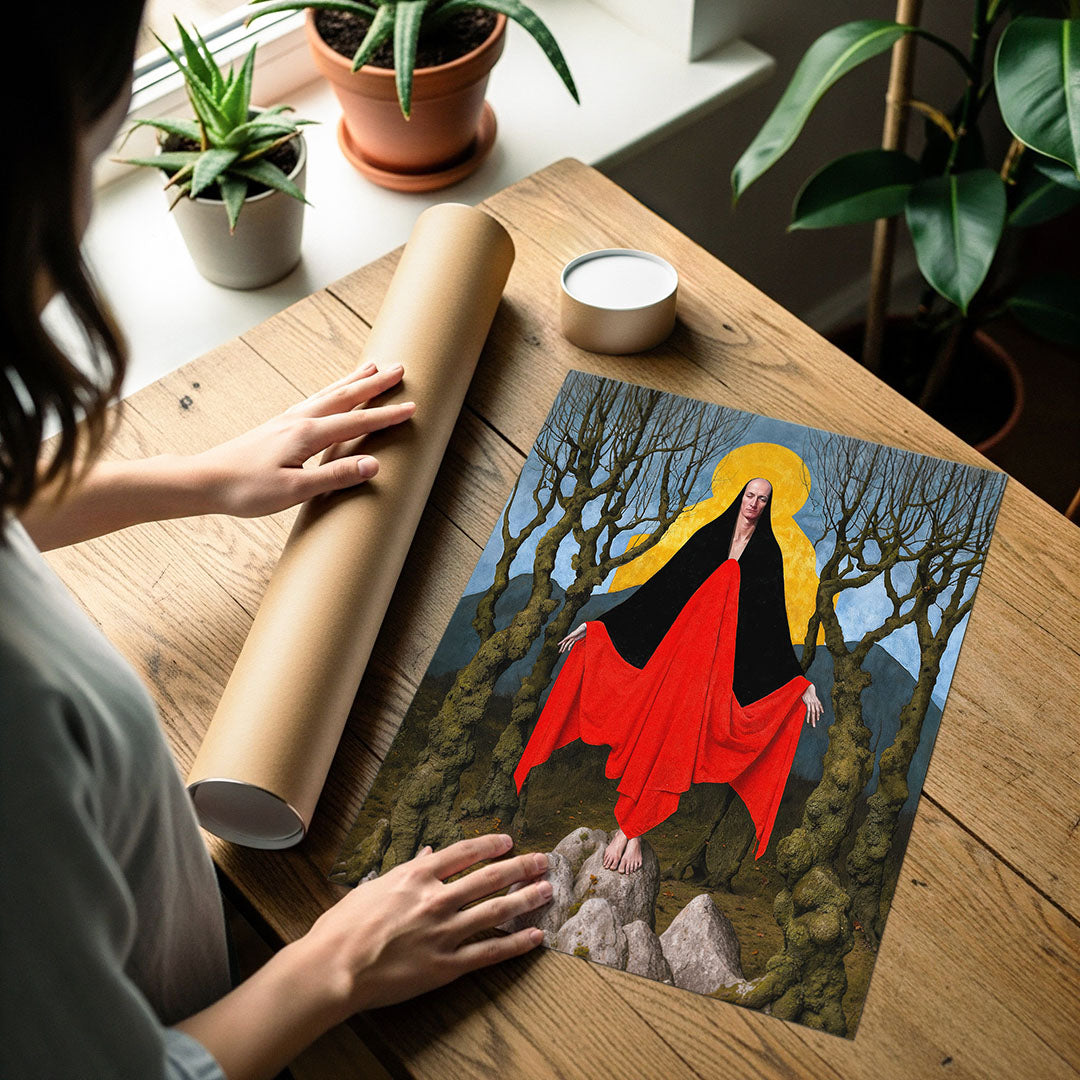 Art poster print detail