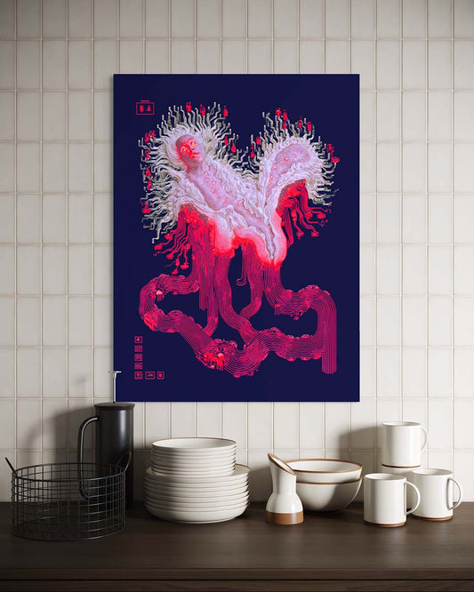 flesh.exe - Art Poster