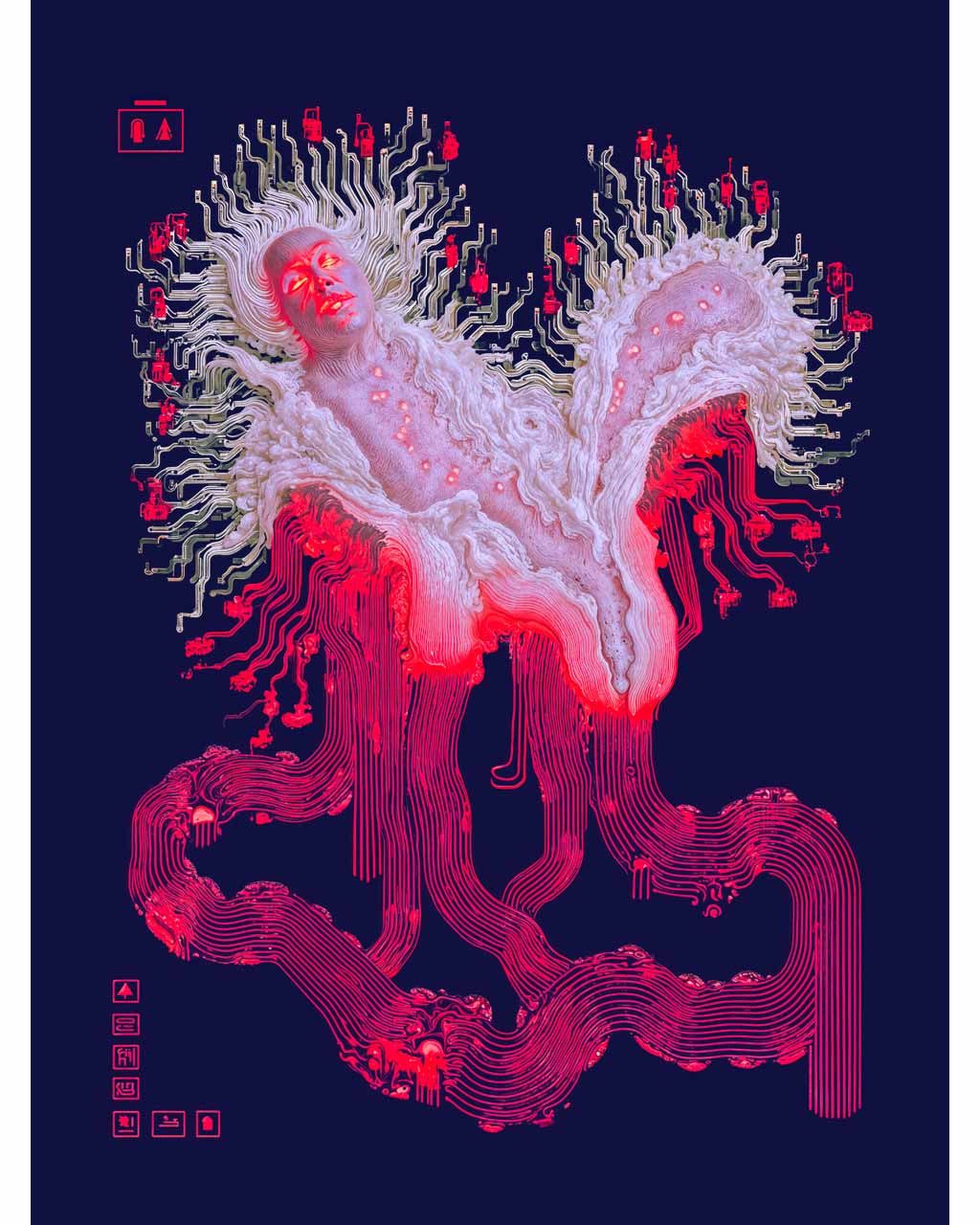 flesh.exe - Art Poster