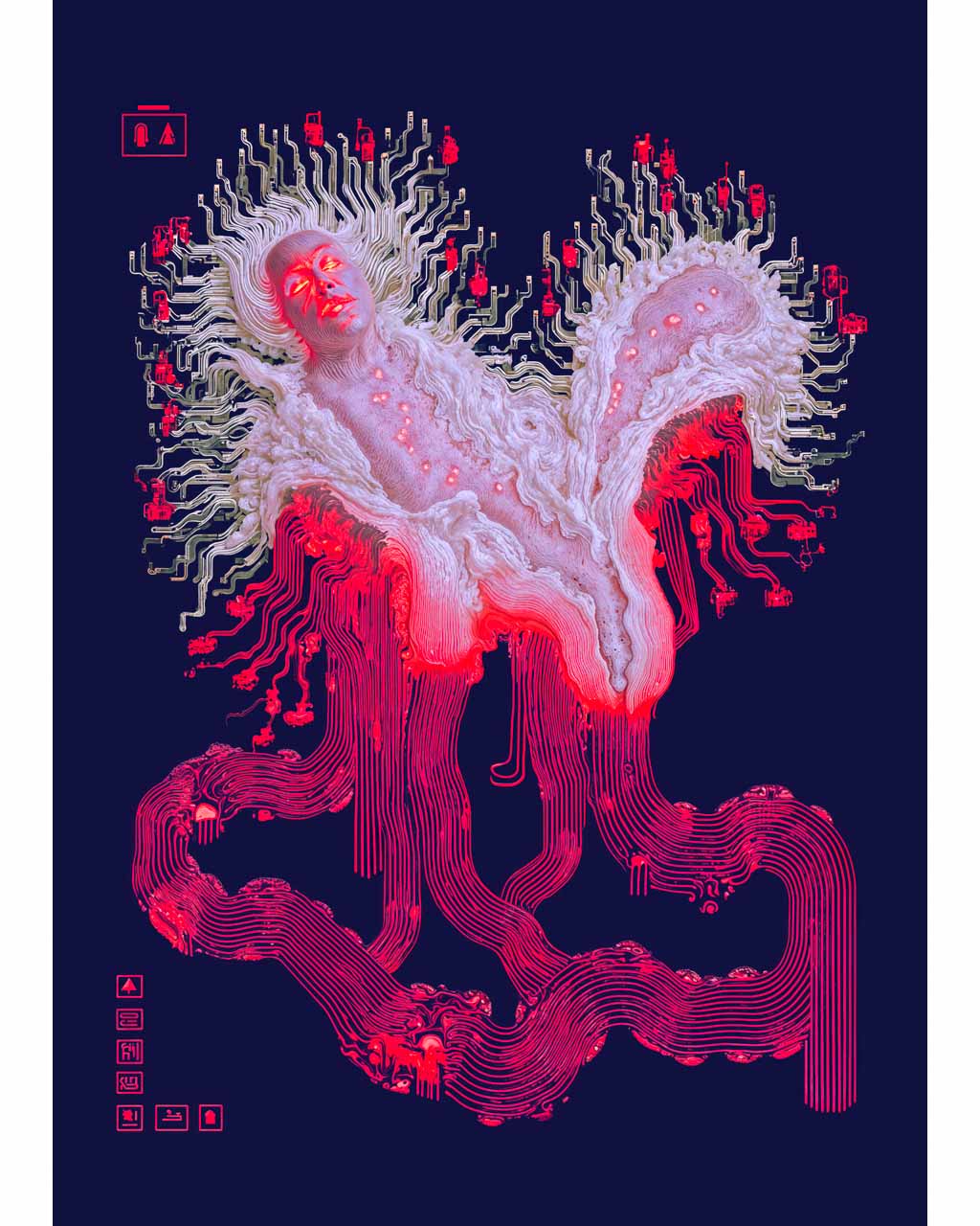 flesh.exe - Art Poster
