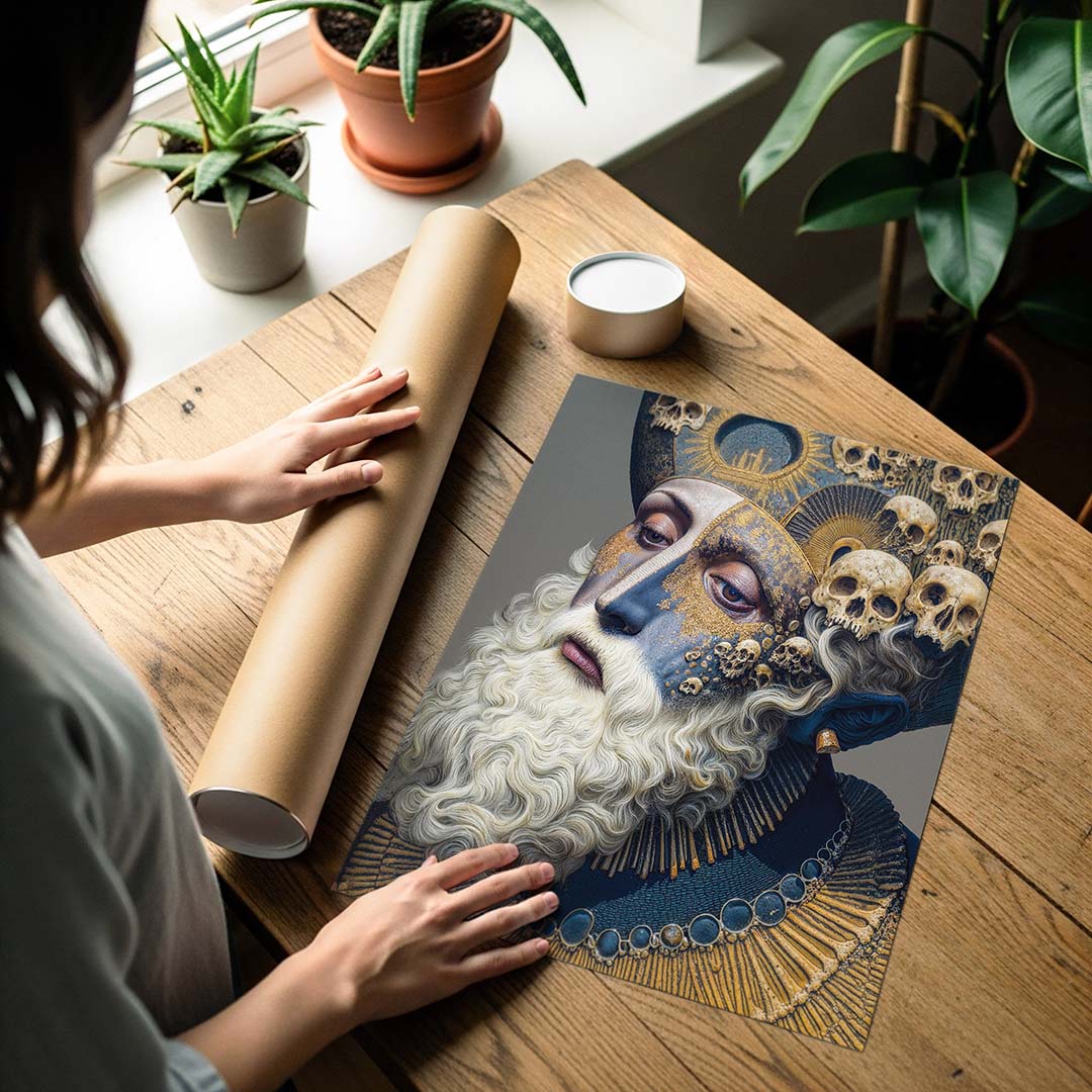 Art poster print detail