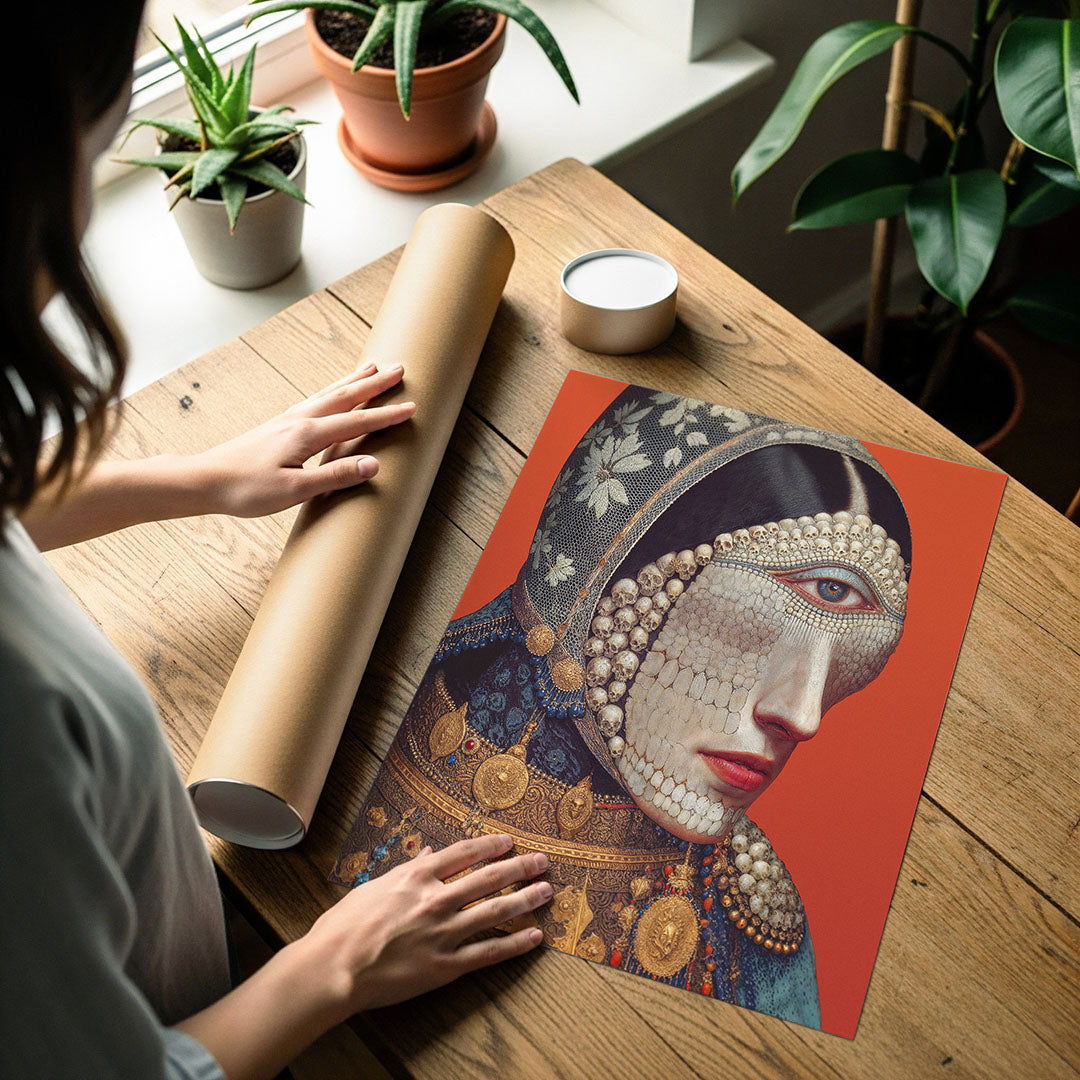 Art poster print detail