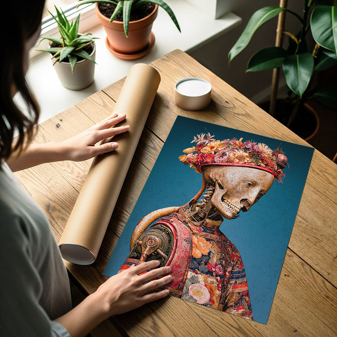Art poster print detail
