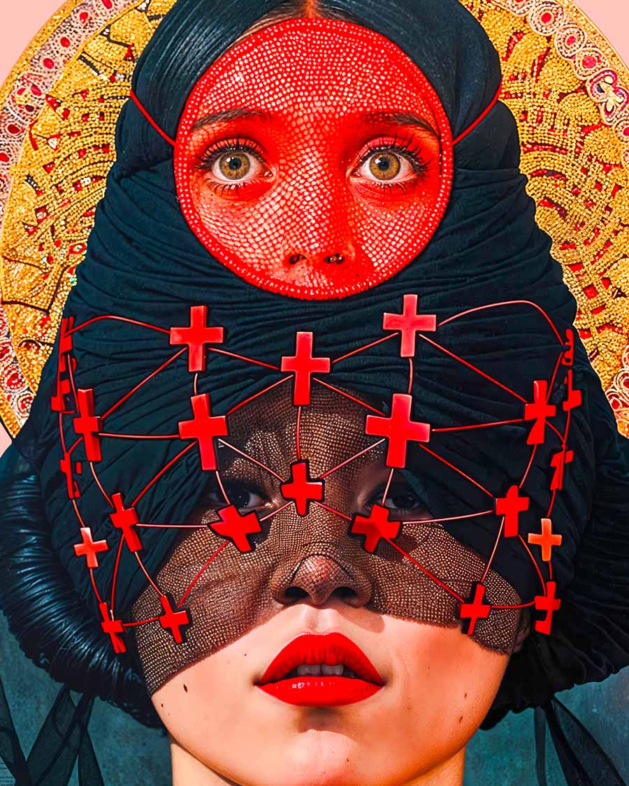 Lines Were Crossed - Surreal Art Poster