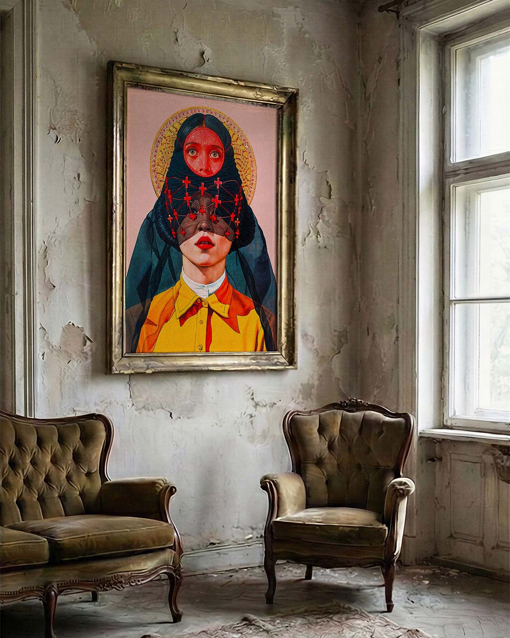 Lines Were Crossed - Surreal Art Poster