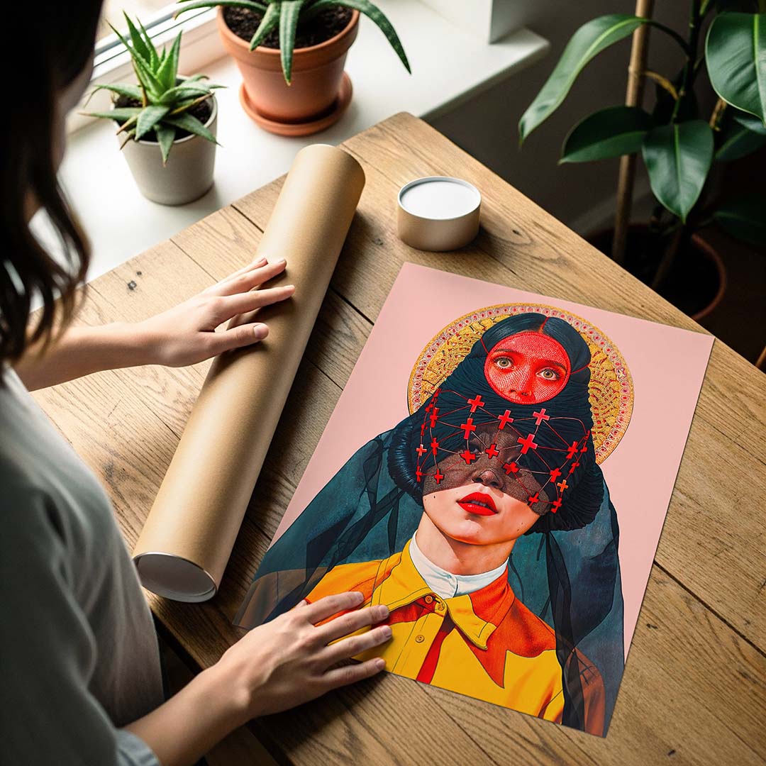 Art poster print detail