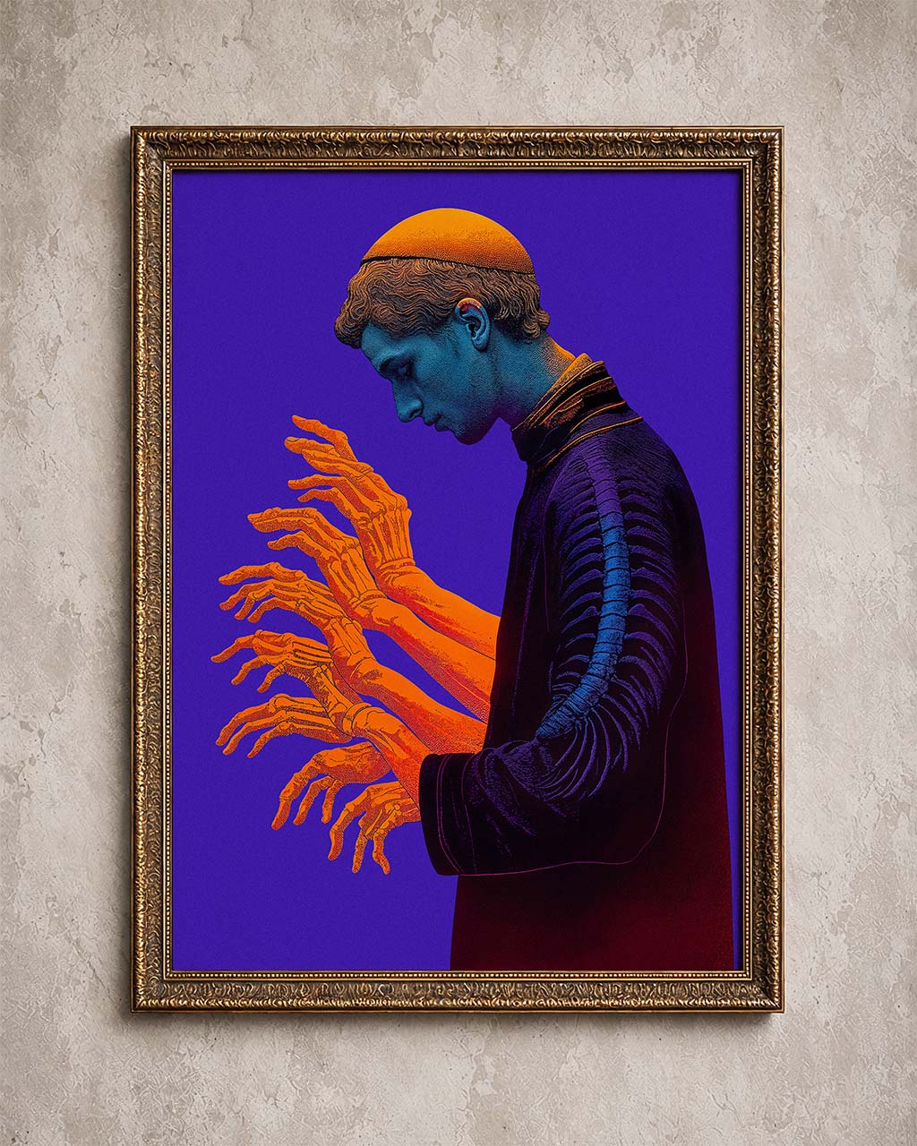 Man of Faith - Surreal Art Poster