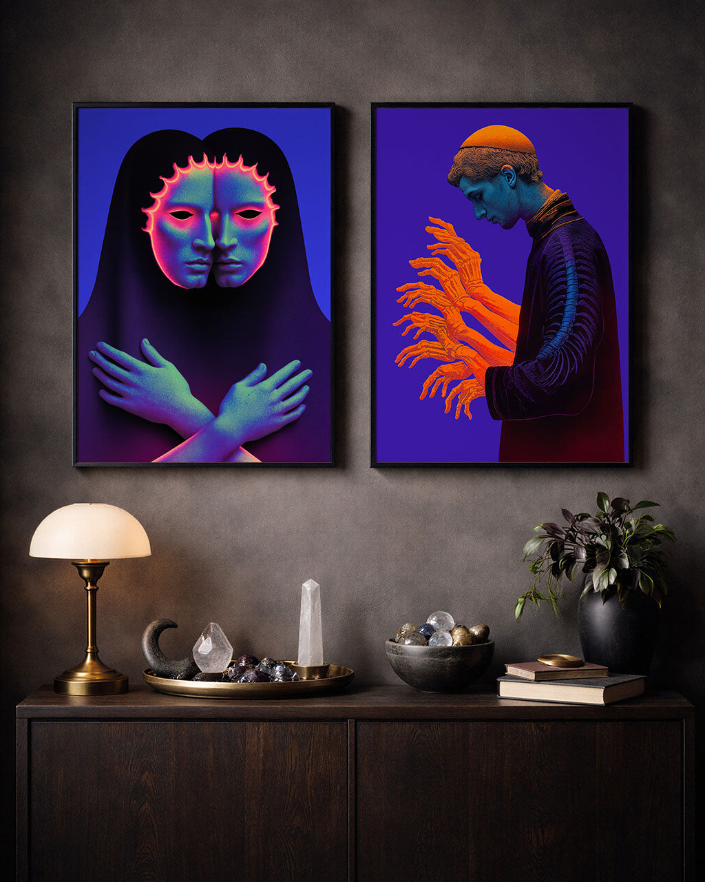Man of Faith - Surreal Art Poster