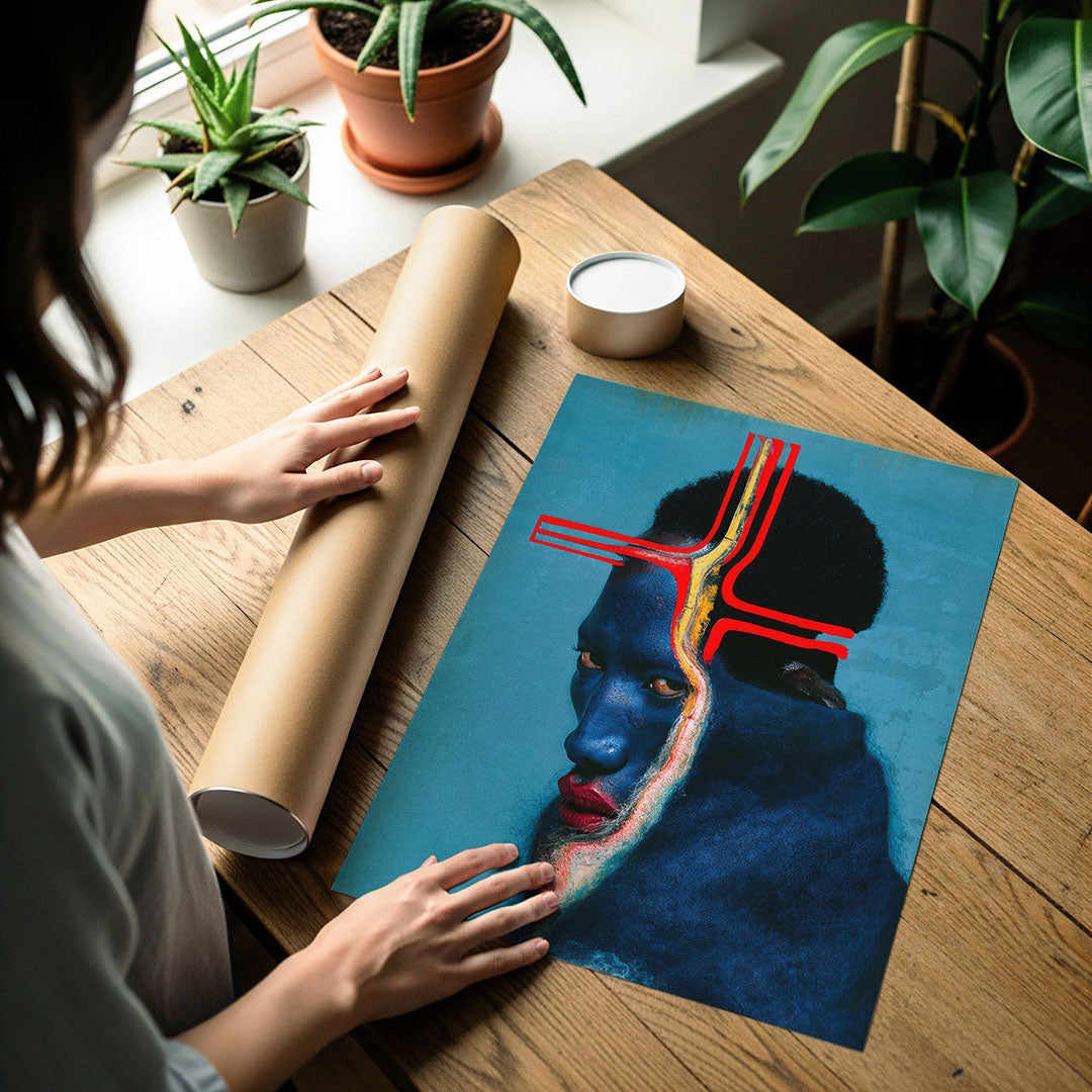 Art poster print detail