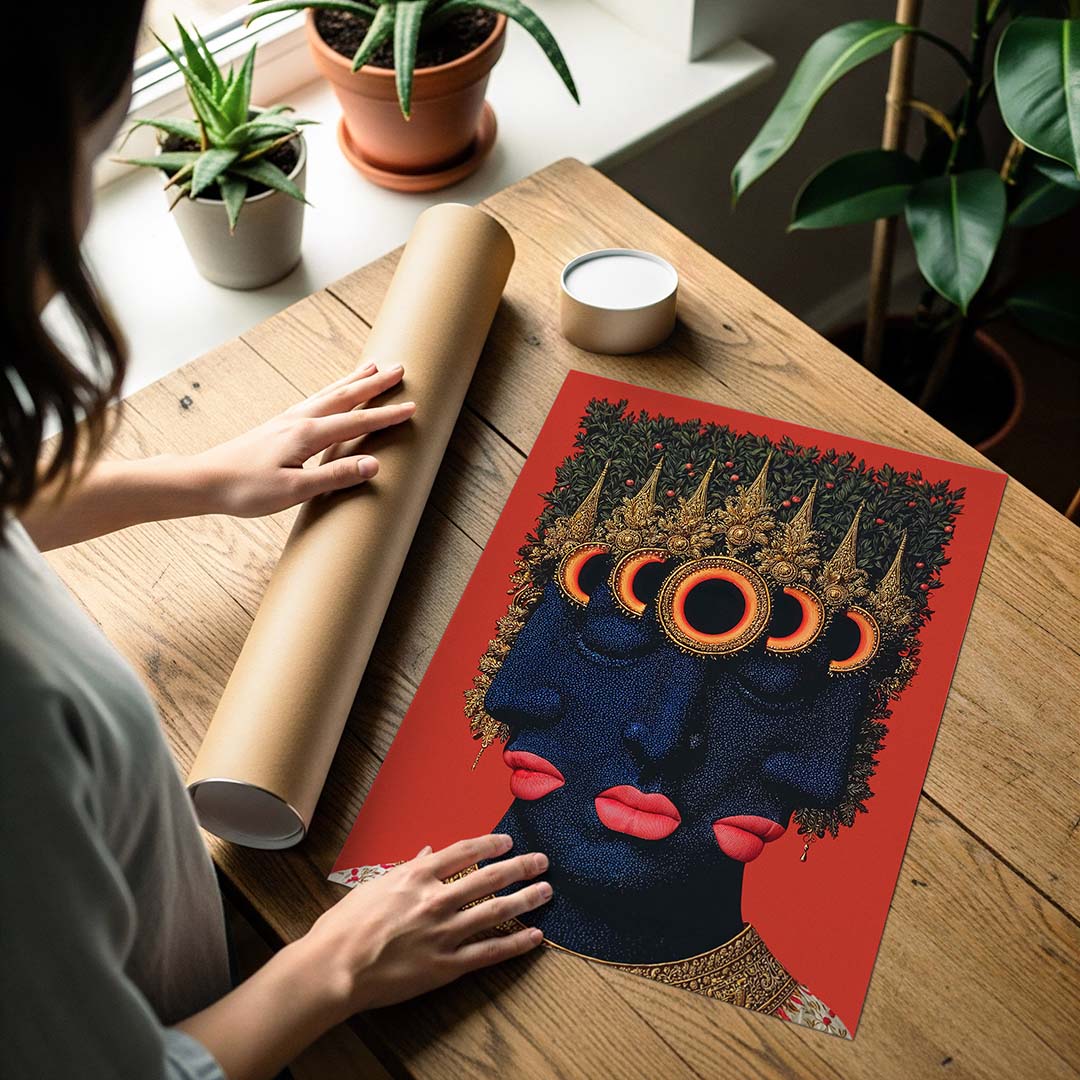 Art poster print detail