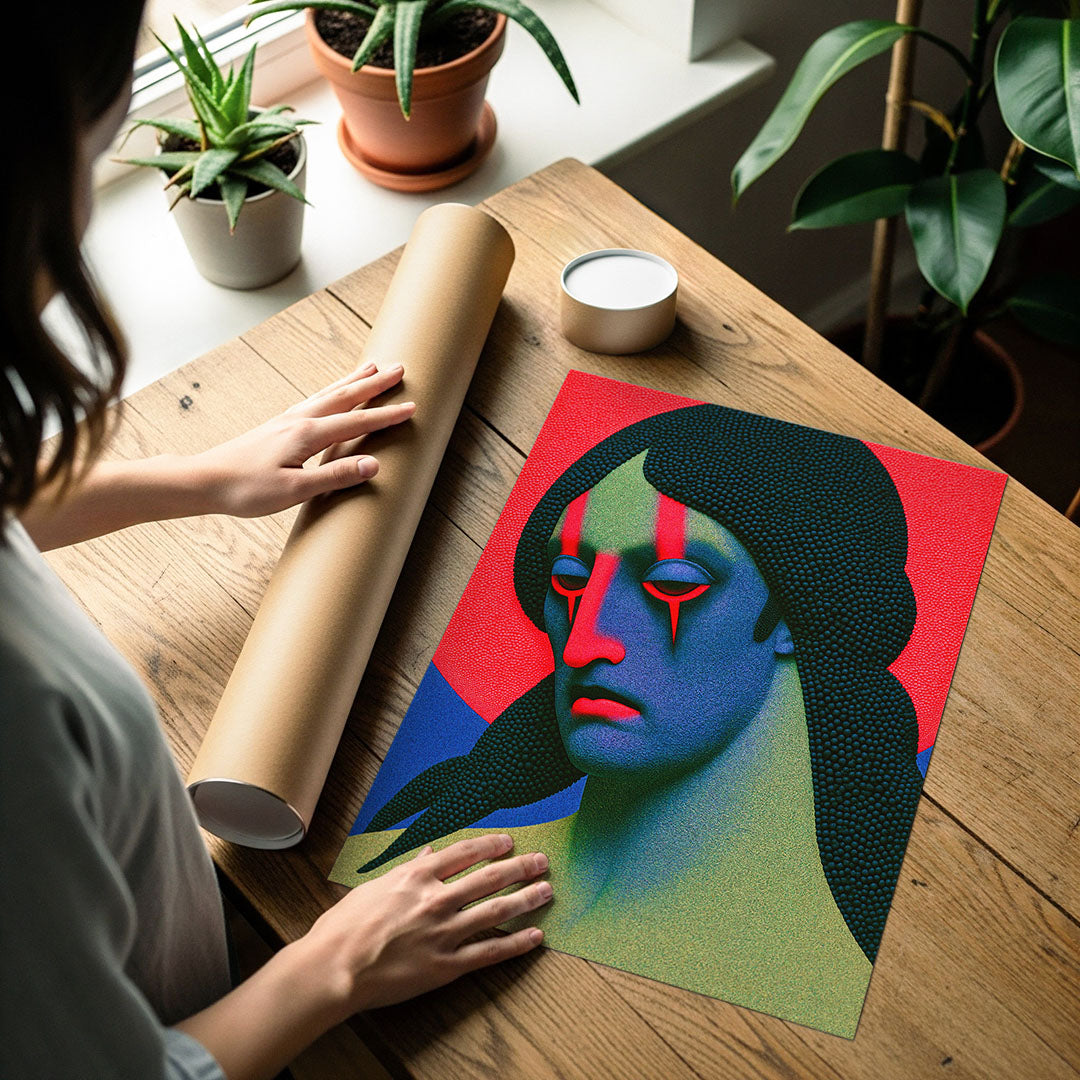 Art poster print detail