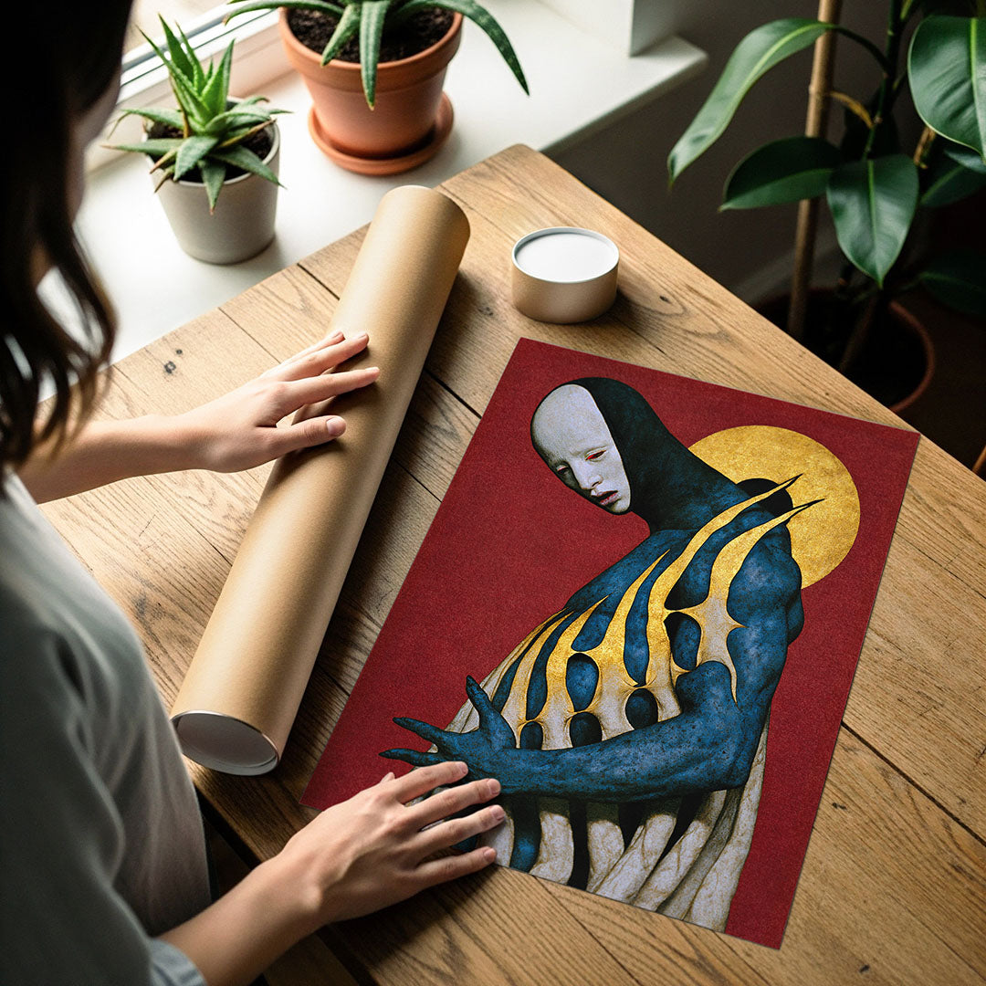 Art poster print detail