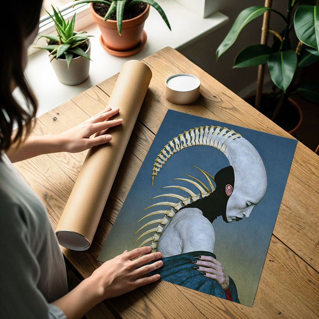 Art poster print detail