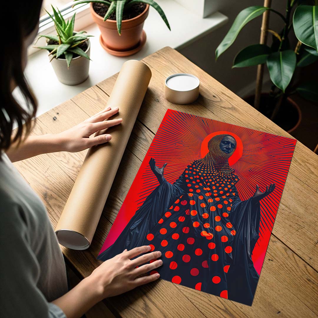 Art poster print detail