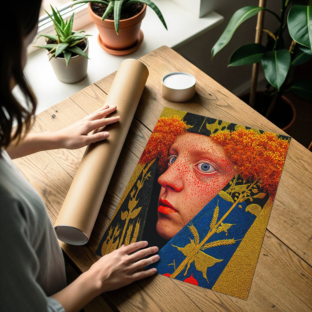 Art poster print detail