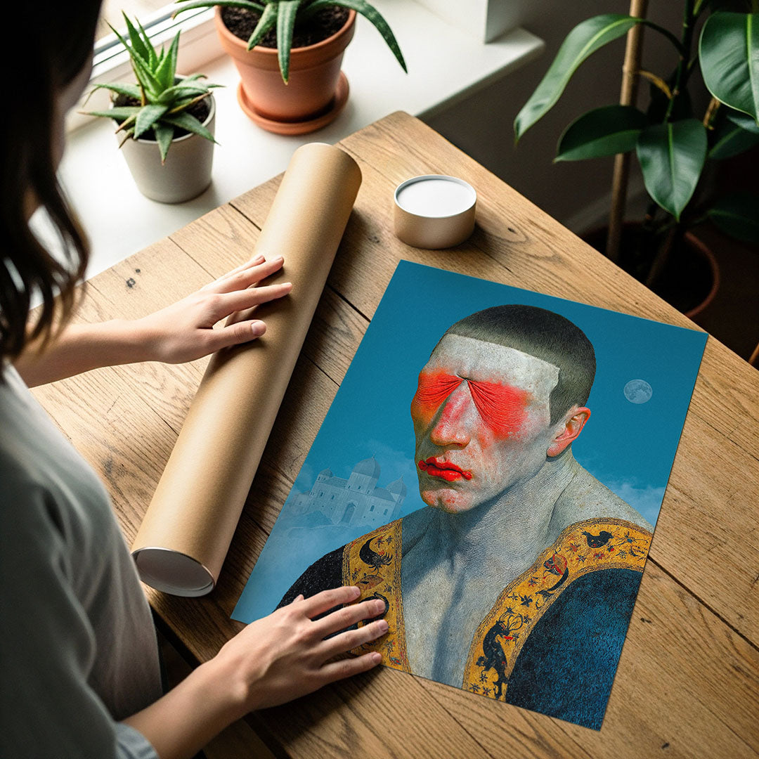 Art poster print detail