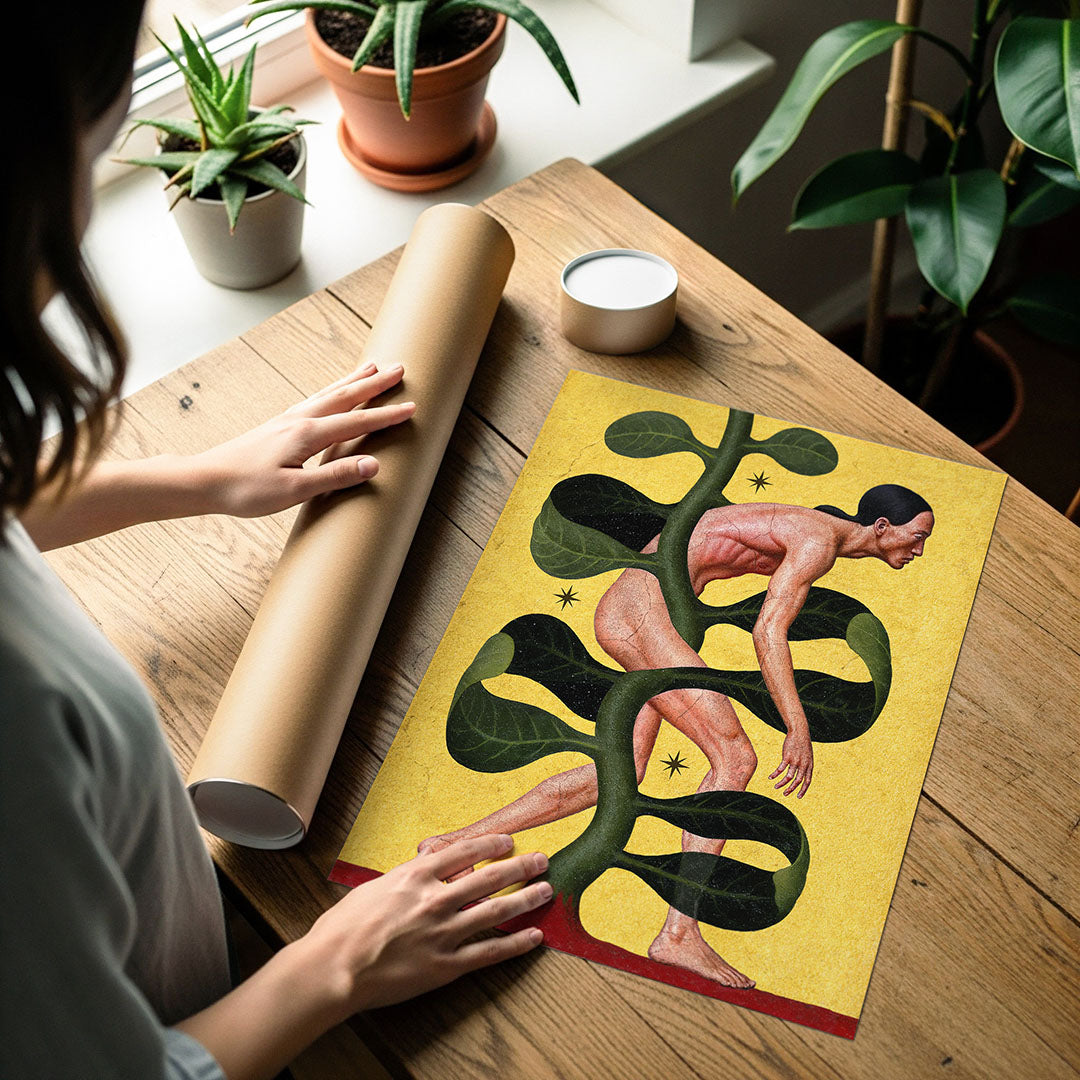 Art poster print detail
