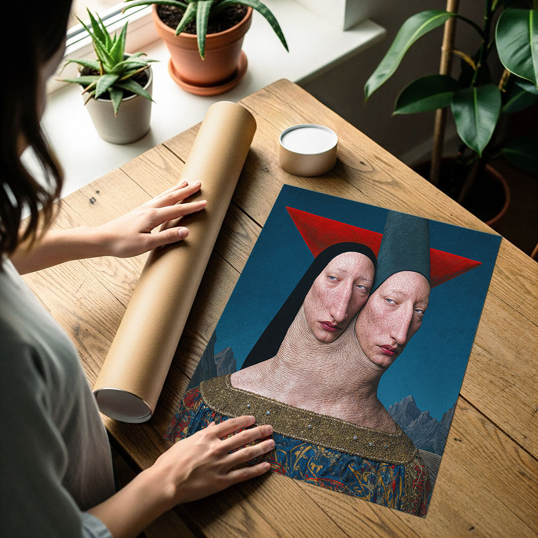 Art poster print detail