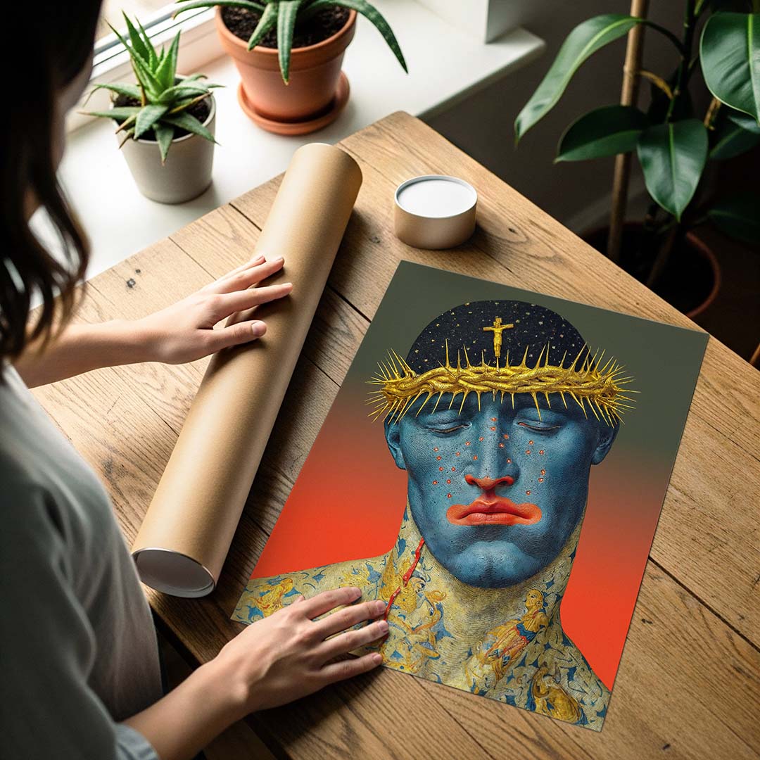 Art poster print detail