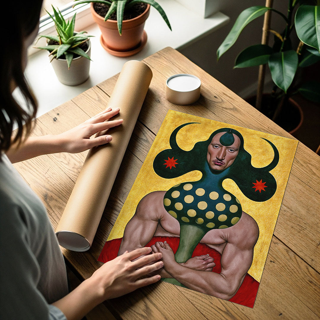 Art poster print detail