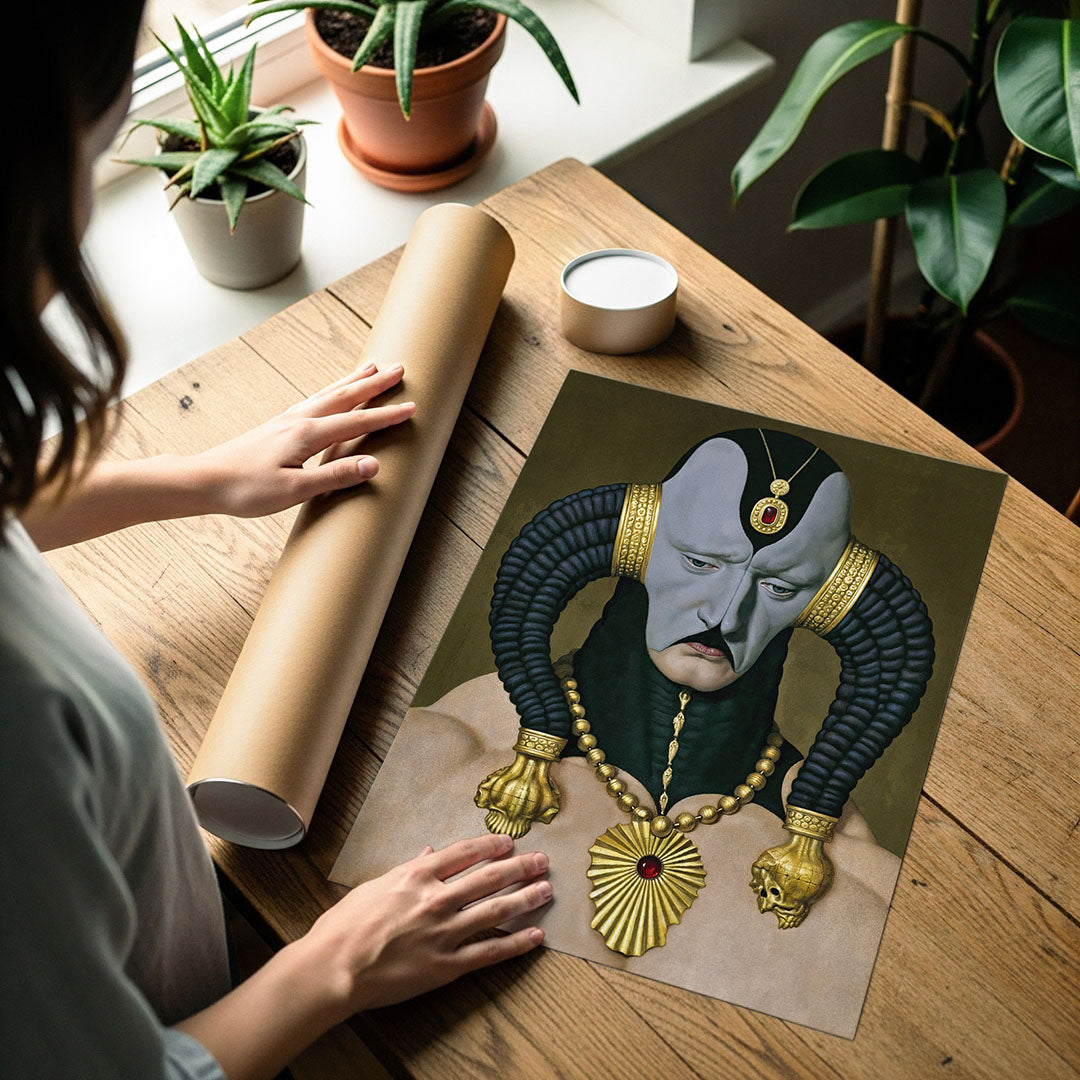 Art poster print detail