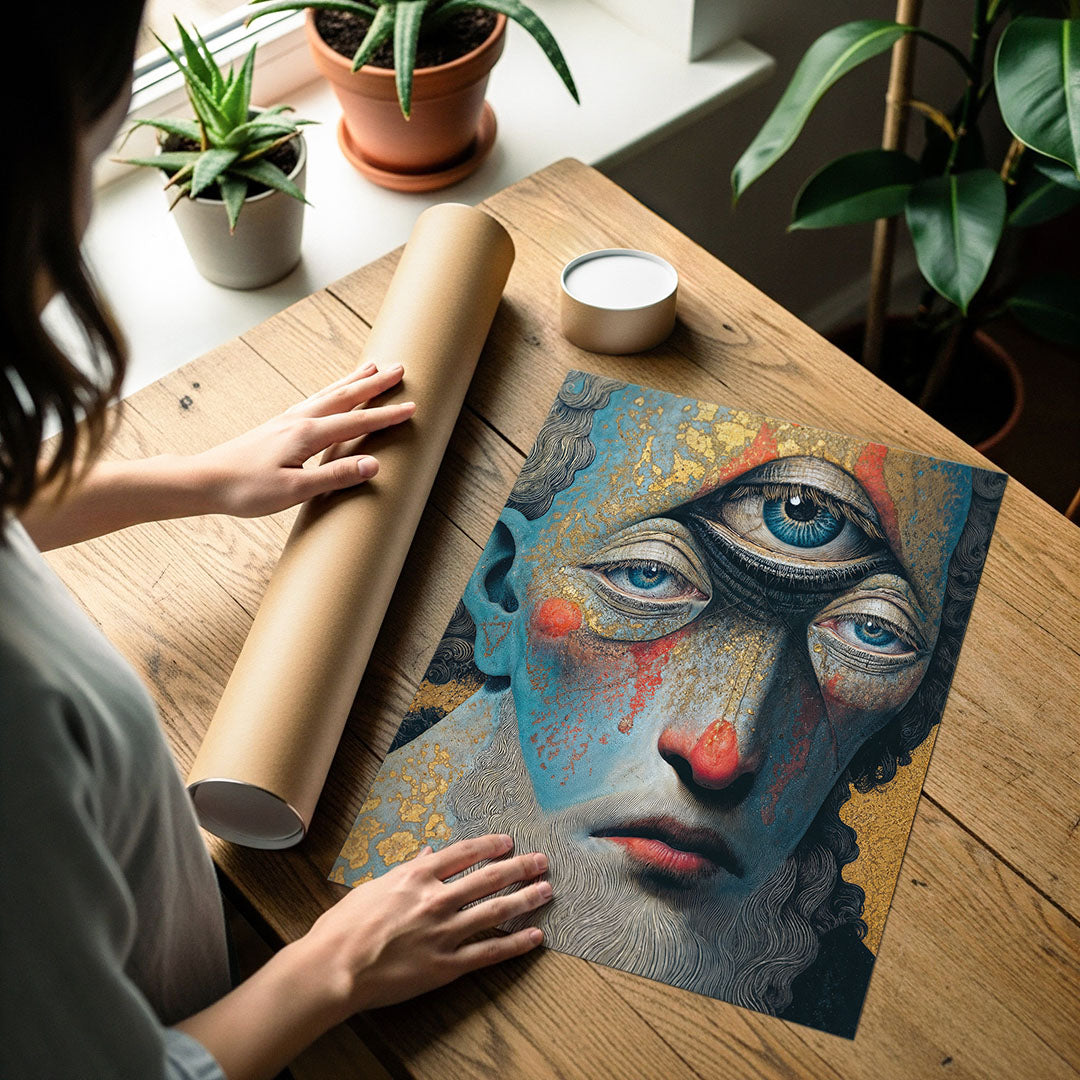 Art poster print detail